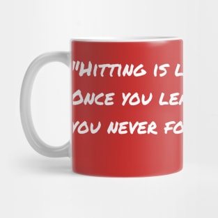 Hitting Is Like Swimming STM Mug